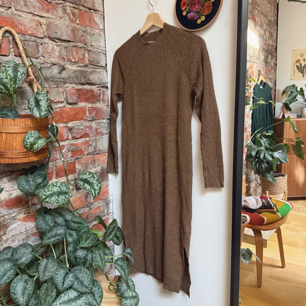 The Drop | Rib Knit Midi Dress